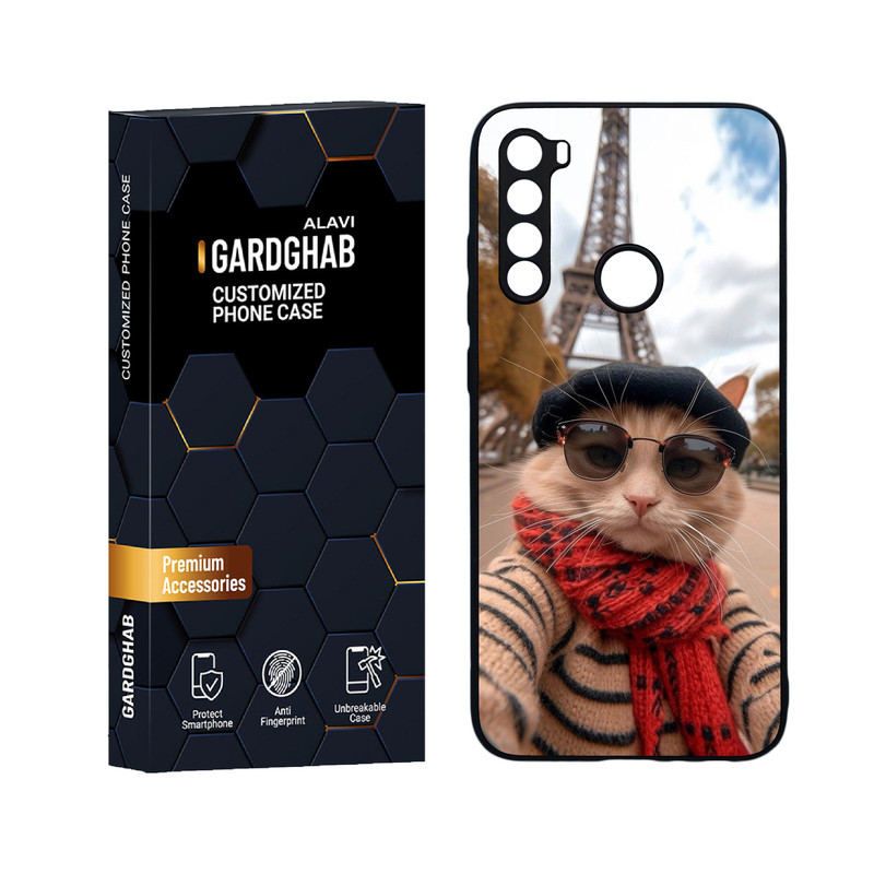 کاور گارد قاب علوی مدل دورژله ای هنری مناسب برای گوشی موبایل شیائومی Redmi Note 8
