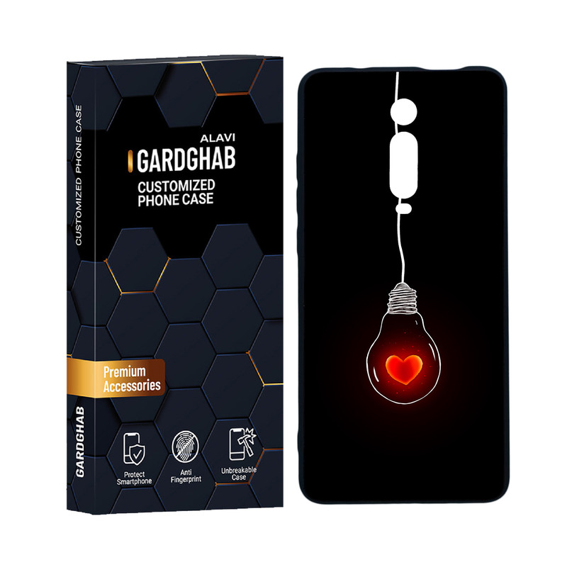 کاور گارد قاب علوی مدل دورژله ای عاشقانه مناسب برای گوشی موبایل شیائومی Redmi K20 Pro