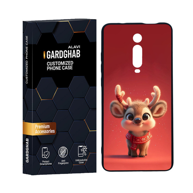 کاور گارد قاب علوی مدل دوژله ای کارتنی و انیمه مناسب برای گوشی موبایل شیائومی Redmi K20 Pro