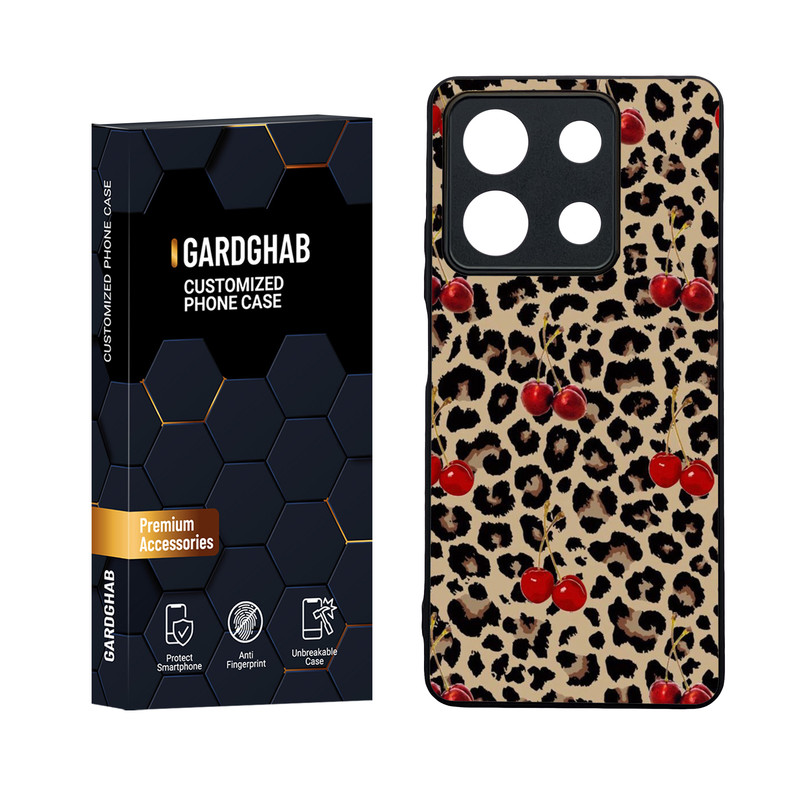 کاور گارد قاب مدل دورژله ای پشت گلس ساده مناسب برای گوشی موبایل شیائومی Redmi Note 13 5G