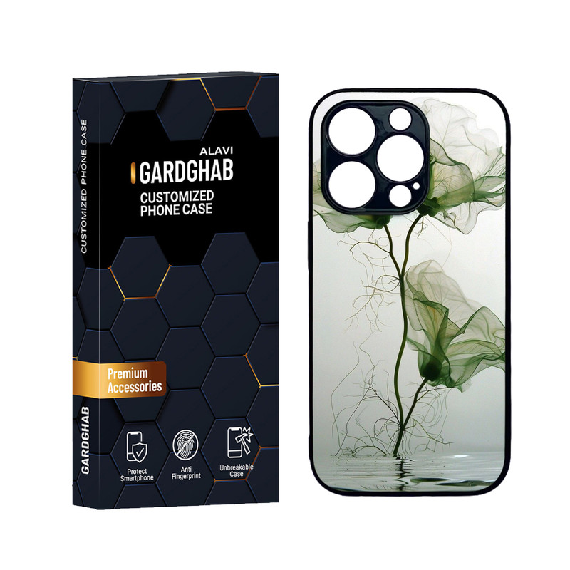 کاور گارد قاب علوی مدل دورژله ای هنری مناسب برای گوشی موبایل اپل iPhone 14 Pro Max