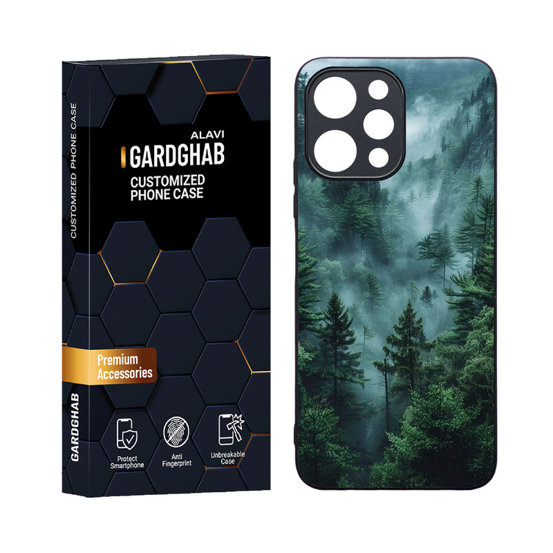 کاور گارد قاب علوی مدل دورژله ای منظره و طبیعت مناسب برای گوشی موبایل شیائومی Poco M6 pro 5G