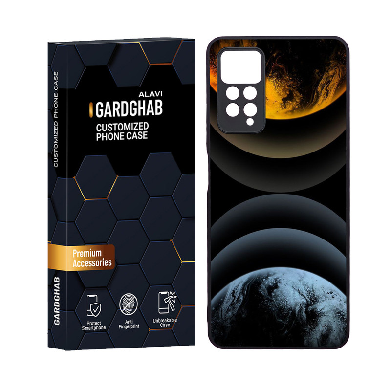 کاور گارد قاب علوی مدل دورژله ای هنری مناسب برای گوشی موبایل شیائومی Redmi Note 12 Pro 4G