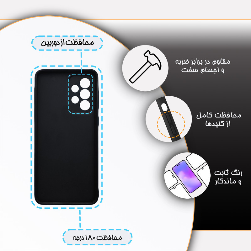 کاور گارد قاب مدل پسرانه مناسب برای گوشی موبایل سامسونگ Galaxy A33