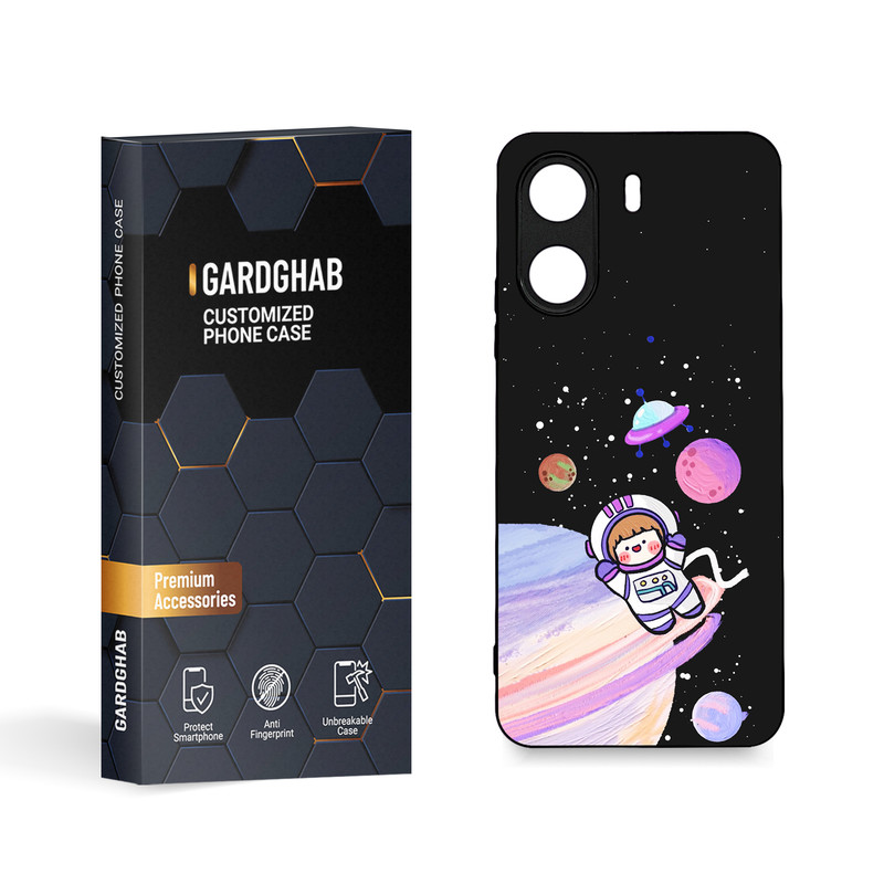 کاور گارد قاب مدل دورژله ای فانتزی مناسب برای گوشی موبایل شیائومی Poco C65 / Redmi 13c