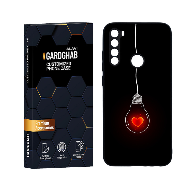 کاور گارد قاب علوی مدل دور ژله ای عاشقانه مناسب برای گوشی موبایل شیائومی Redmi Note 8
