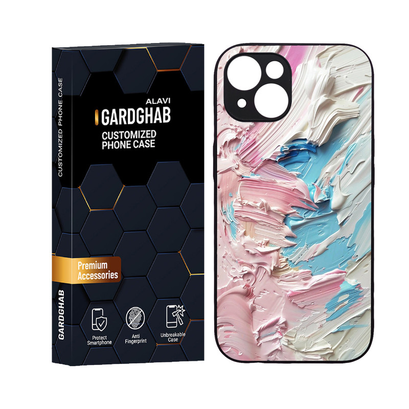 کاور گارد قاب علوی مدل دورژله ای هنری مناسب برای گوشی موبایل اپل iPhone 14