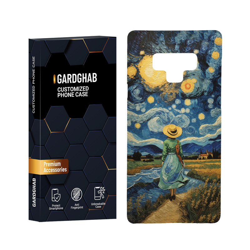 کاور گارد قاب مدل هنری مناسب برای گوشی موبایل سامسونگ Galaxy Note 9