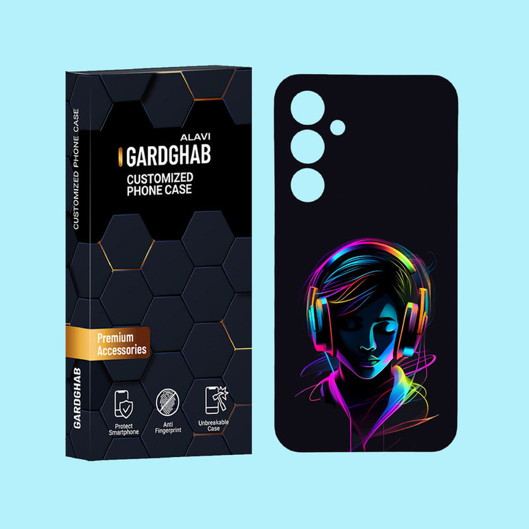 کاور گارد قاب علوی مدل ساز و موزیک مناسب برای گوشی موبایل سامسونگ Galaxy A55