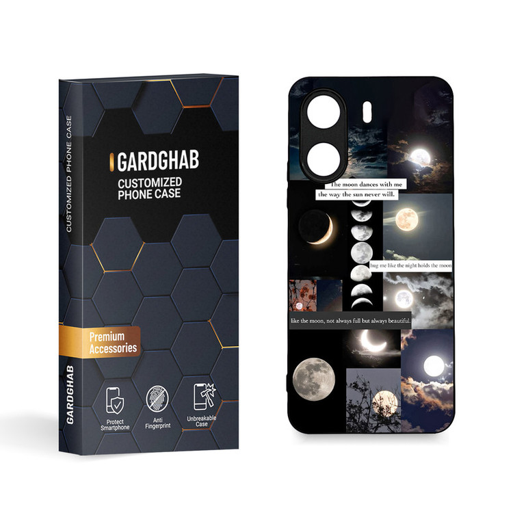 کاور گارد قاب مدل دورژله ای کهکشان مناسب برای گوشی موبایل شیائومی Poco C65 / Redmi 13c