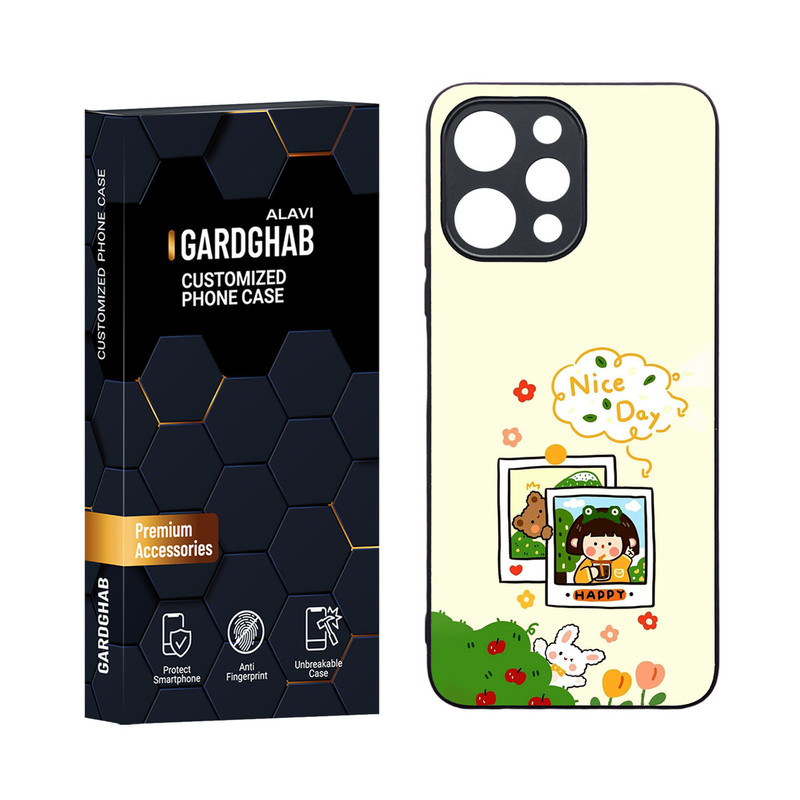 کاور گارد قاب مدل دورژله ای دخترانه مناسب برای گوشی موبایل شیائومی Redmi 12 4G / 5G