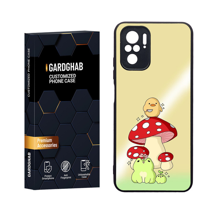 کاور گارد قاب مدل دورژله ای فانتزی مناسب برای گوشی موبایل شیائومی Redmi Note 10 4G / Note 10s / Poco M5s