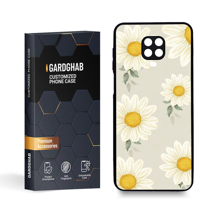 کاور گارد قاب مدل گل مناسب برای گوشی موبایل شیائومی Redmi Note 9s/Note 9 Pro