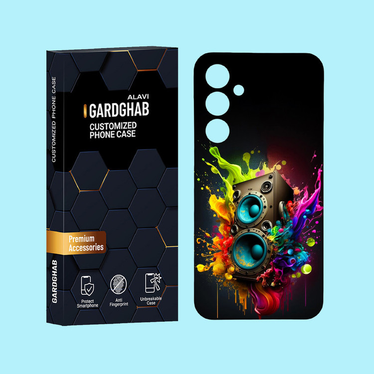 کاور گارد قاب علوی مدل ساز و موزیک مناسب برای گوشی موبایل سامسونگ Galaxy A55