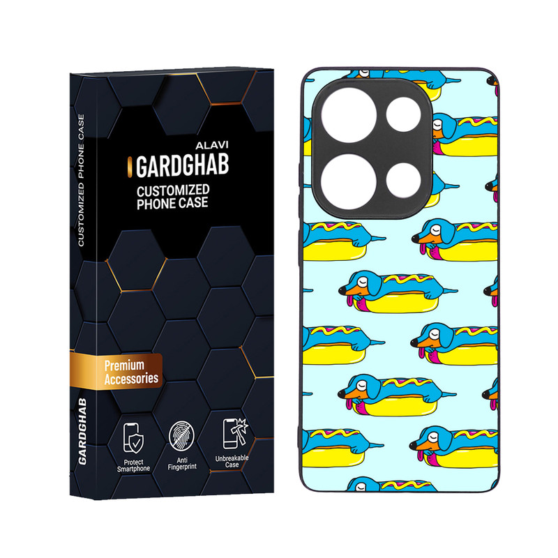 کاور گارد قاب علوی مدل دور ژله ای مناسب برای گوشی موبایل شیائومی Poco M6 Pro 4G