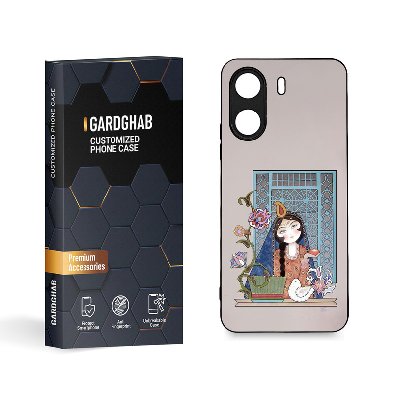 کاور گارد قاب مدل دخترانه مناسب برای گوشی موبایل شیائومی Redmi 13C 4G / Poco C65