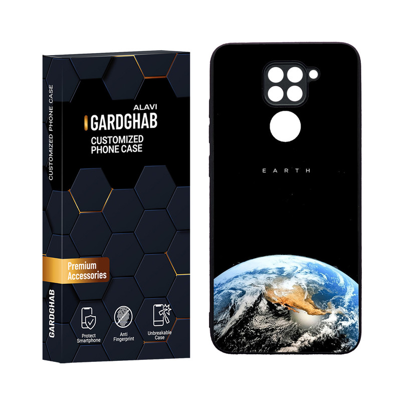 کاور گارد قاب مدل دورژله ای کهکشان مناسب برای گوشی موبایل شیائومی Redmi Note 9
