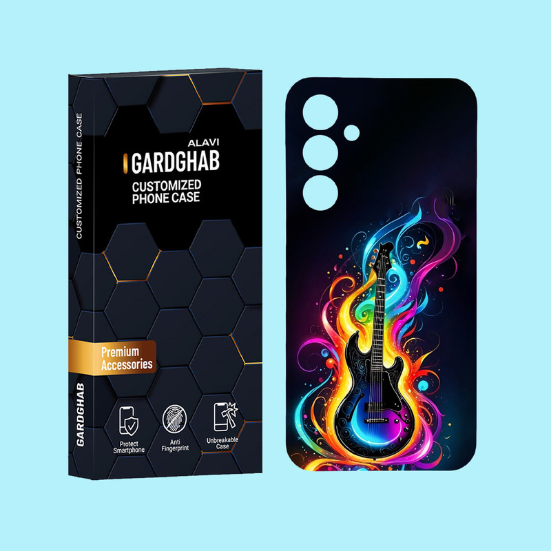 کاور گارد قاب علوی مدل ساز و موزیک مناسب برای گوشی موبایل سامسونگ Galaxy A55