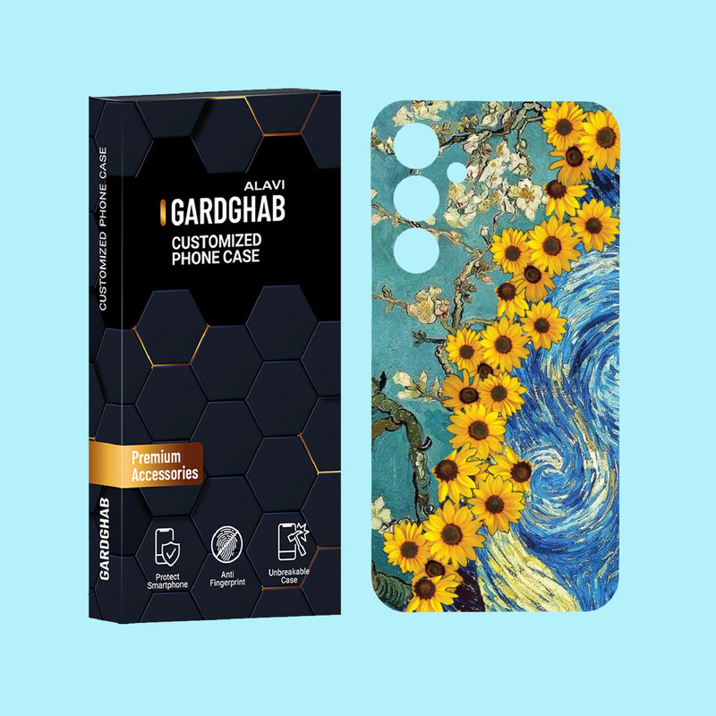 کاور گارد قاب علوی مدل هنری مناسب برای گوشی موبایل سامسونگ Galaxy A55