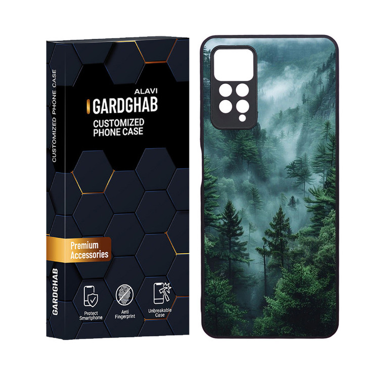 کاور گارد قاب علوی مدل دورژله ای منظره و طبیعت مناسب برای گوشی موبایل شیائومی Redmi Note 12 Pro 4G