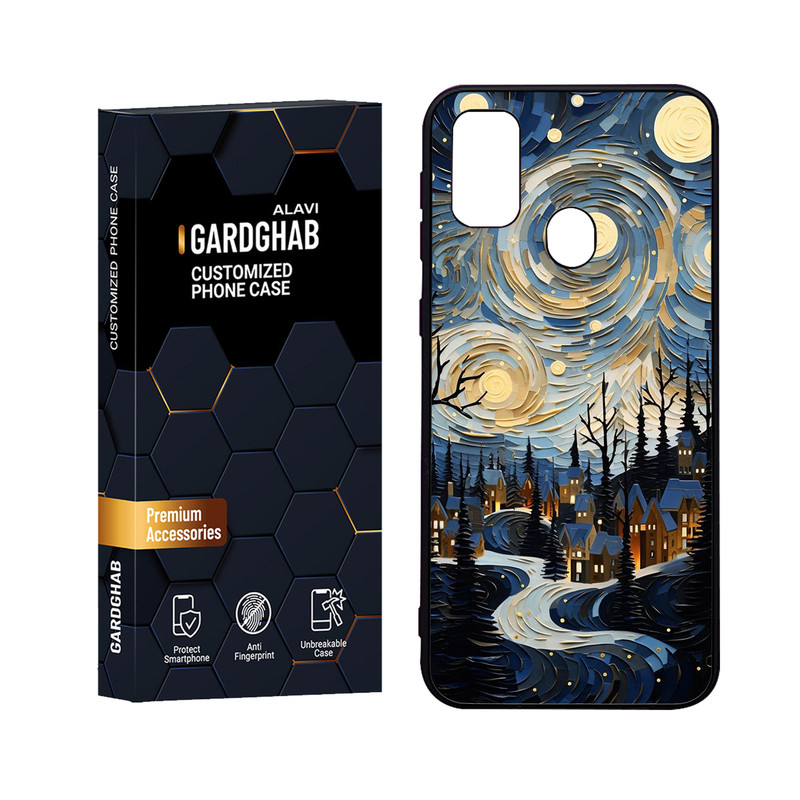 کاور گارد قاب علوی مدل Glass مناسب برای گوشی موبایل سامسونگ Galaxy M21