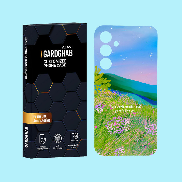 کاور گارد قاب علوی مدل منظره و طبیعت مناسب برای گوشی موبایل سامسونگ Galaxy A55