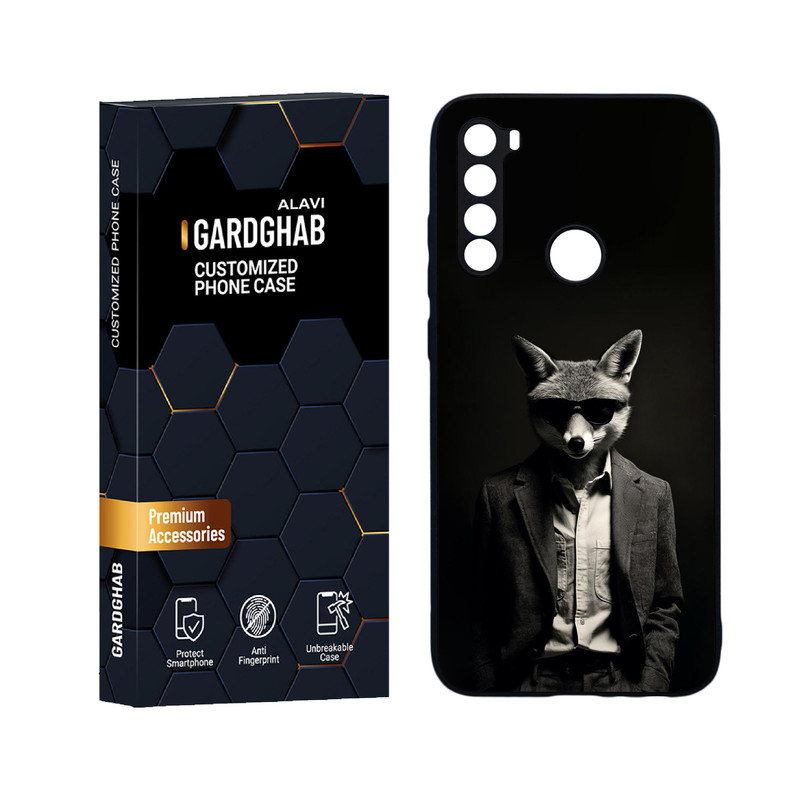 کاور گارد قاب علوی مدل دورژله ای کارتنی و انیمه مناسب برای گوشی موبایل شیائومی Redmi Note 8