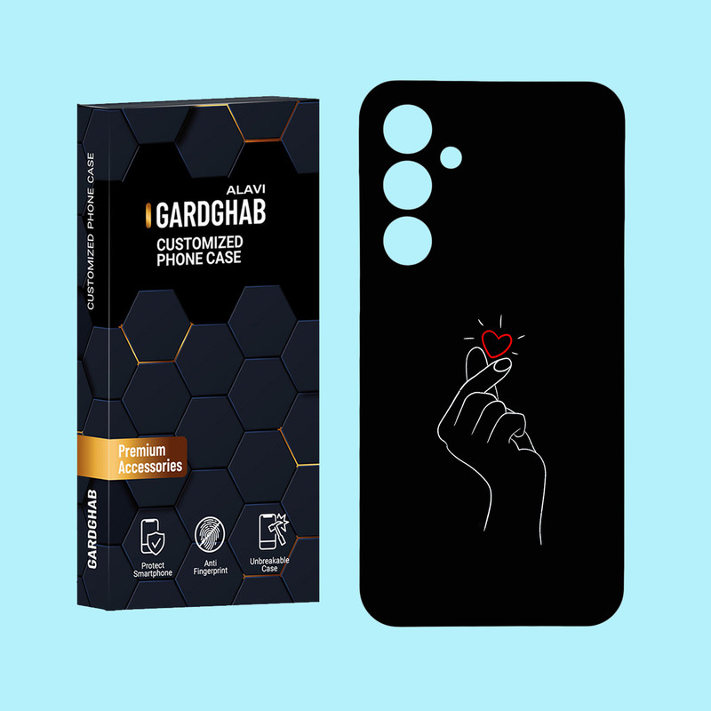 کاور گارد قاب علوی مدل عاشقانه مناسب برای گوشی موبایل سامسونگ Galaxy A55