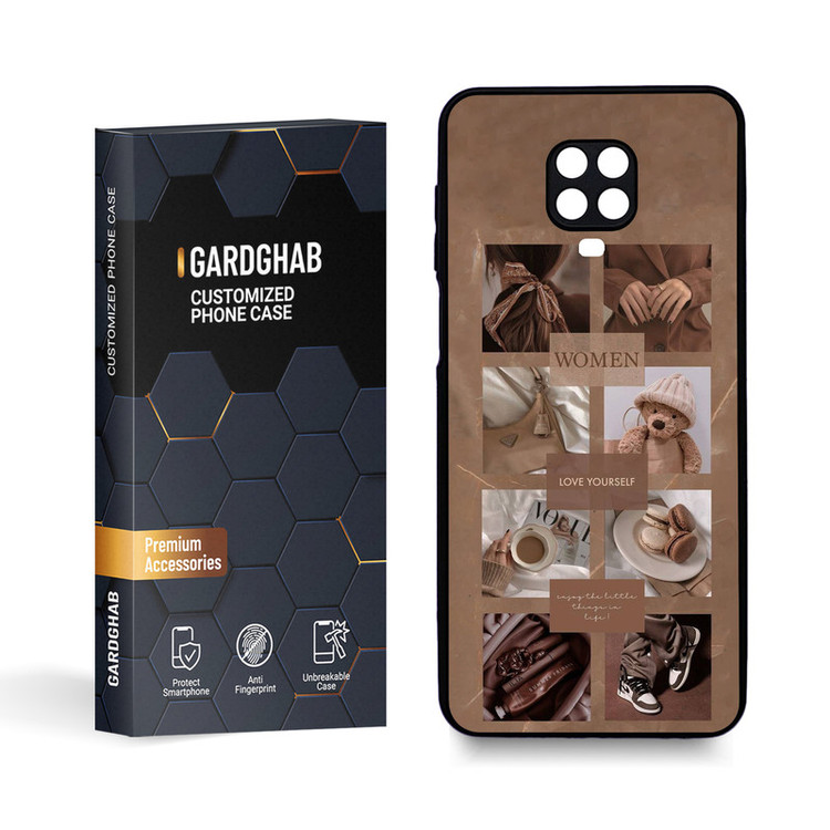 کاور گارد قاب مدل دخترانه مناسب برای گوشی موبایل شیائومی Redmi Note 9s/Note 9 Pro