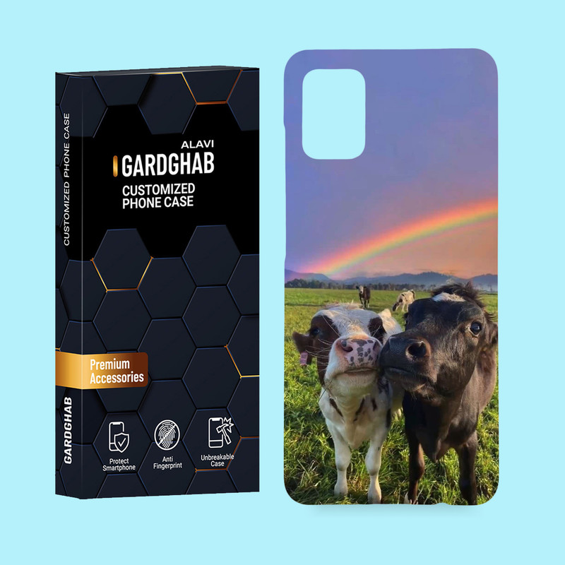 کاور گارد قاب علوی مدل حیوانات مناسب برای گوشی موبایل سامسونگ Galaxy A51