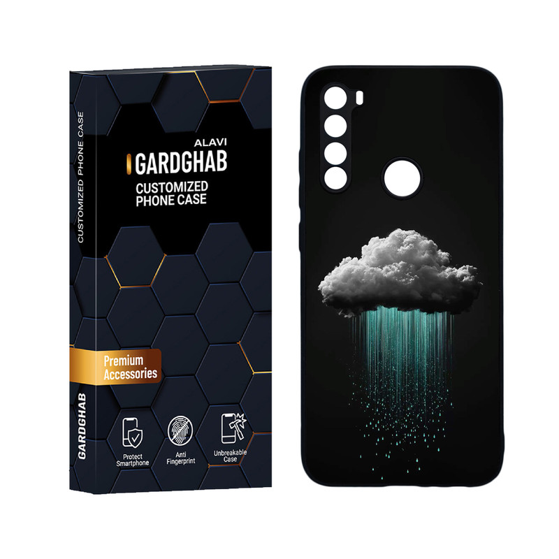 کاور گارد قاب علوی مدل دورژله ای هنری مناسب برای گوشی موبایل شیائومی Redmi Note 8
