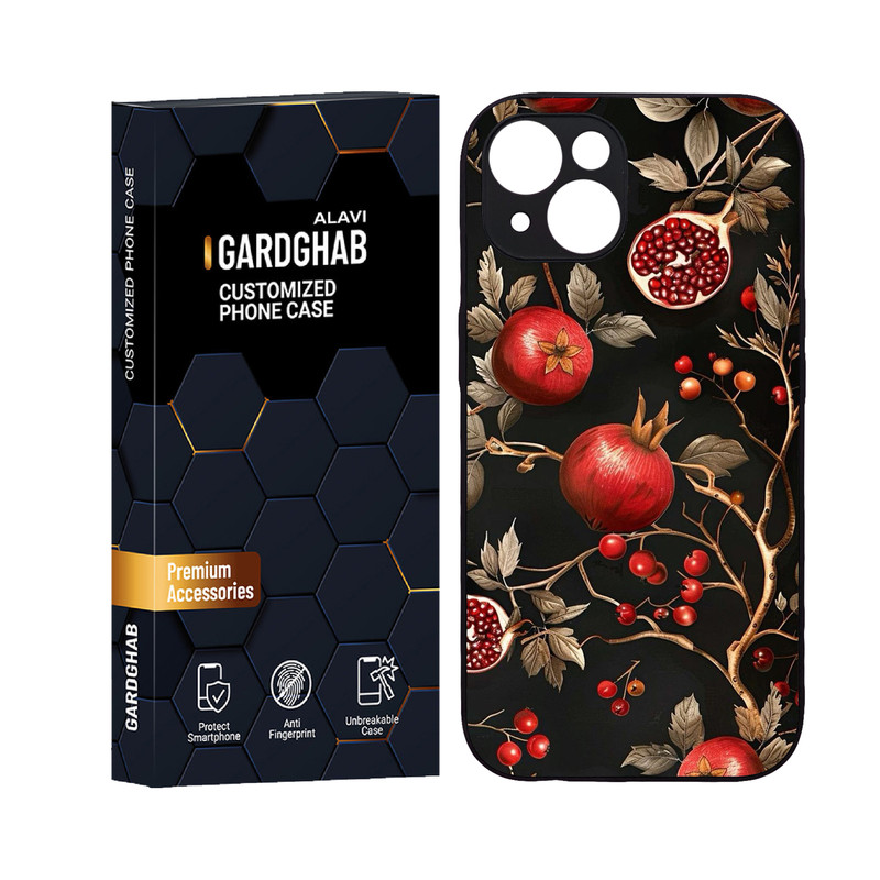 کاور گارد قاب علوی مدل دورژله ای هنری مناسب برای گوشی موبایل اپل iPhone 14