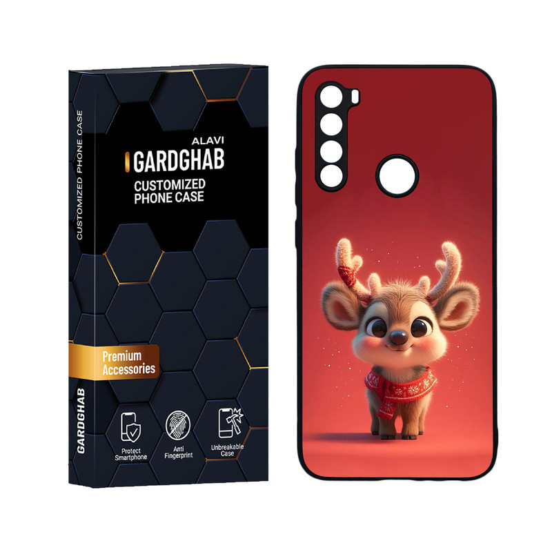 کاور گارد قاب علوی مدل دورژله ای کارتنی و انیمه مناسب برای گوشی موبایل شیائومی Redmi Note 8