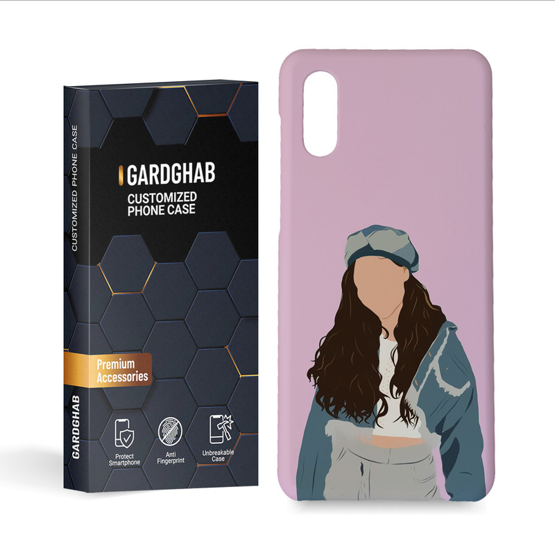 کاور گارد قاب مدل دخترانه مناسب برای گوشی موبایل سامسونگ galaxy a02
