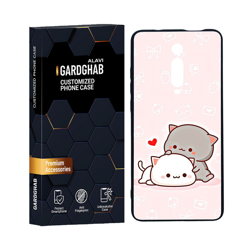 کاور گارد قاب علوی مدل دورژله ای عاشقانه مناسب برای گوشی موبایل شیائومی Redmi K20 Pro