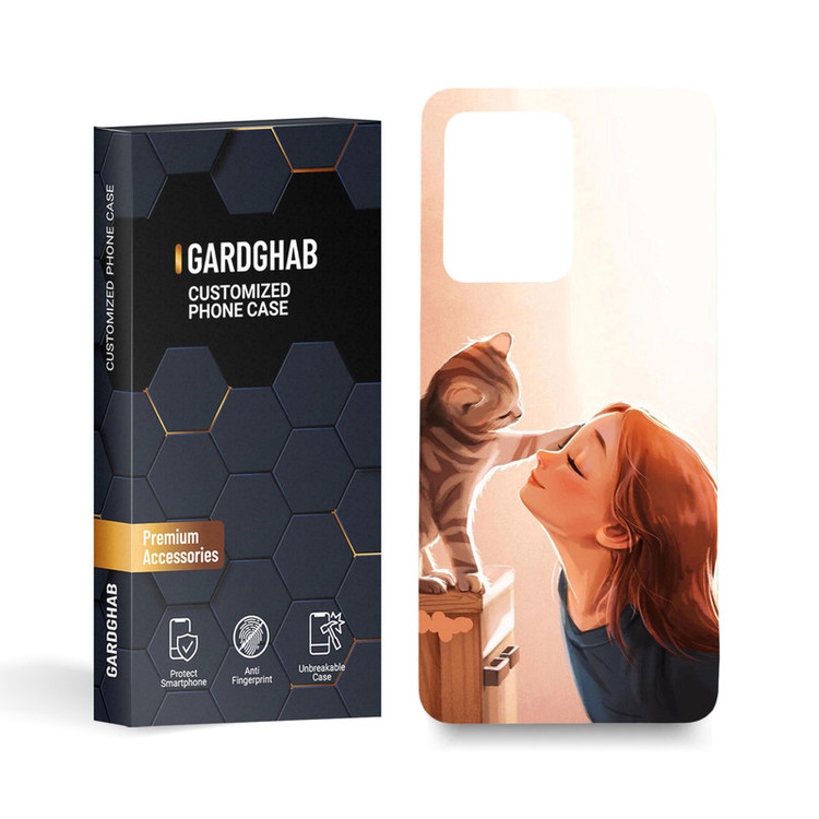 کاور گارد قاب مدل دخترانه مناسب برای گوشی موبایل شیائومی redmi note 12pro 5g