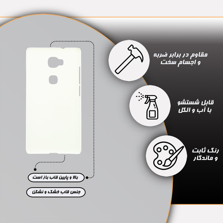 کاور گارد قاب مدل دخترانه مناسب برای گوشی موبایل آنر 5X