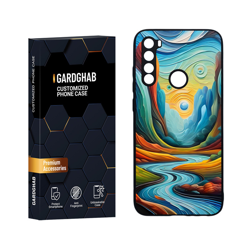 کاور گارد قاب مدل هنری مناسب برای گوشی موبایل شیائومی Redmi Note8