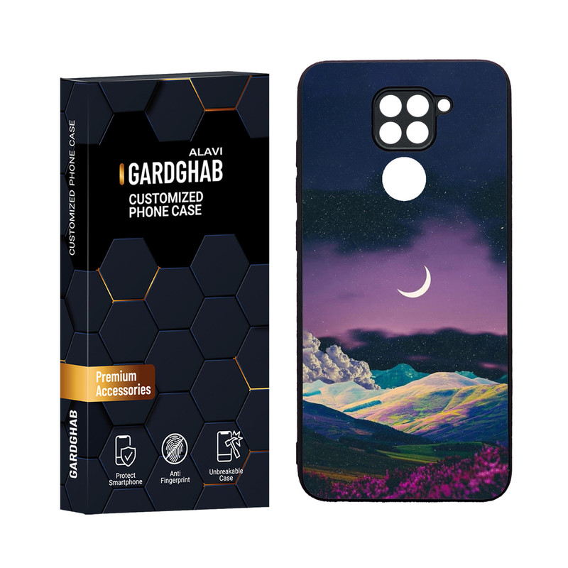 کاور گارد قاب مدل دورژله ای منظره و طبیعت مناسب برای گوشی موبایل شیائومی Redmi Note 9