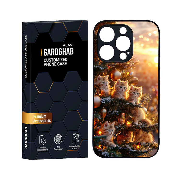 کاور گارد قاب علوی مدل دورژله ای هنری مناسب برای گوشی موبایل اپل iPhone 14 Pro