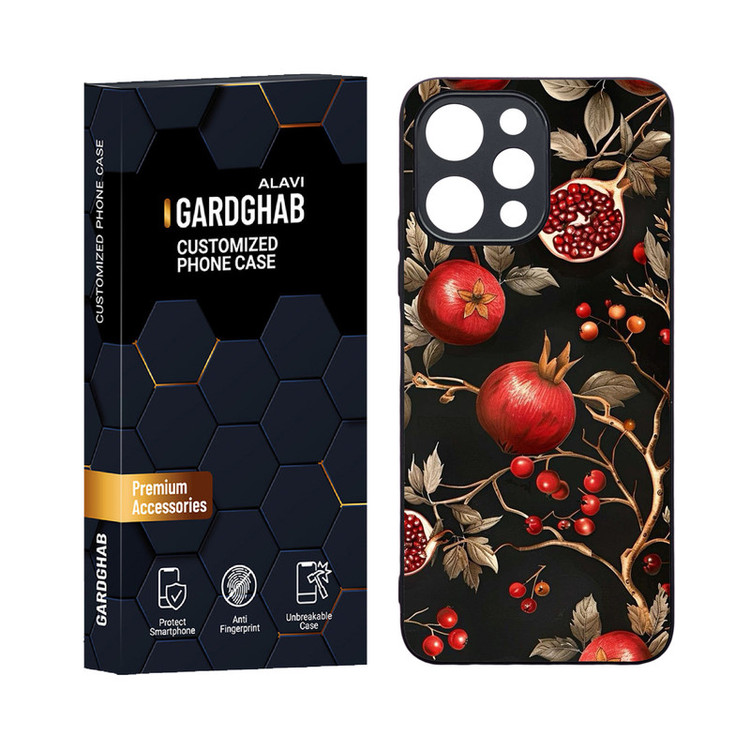 کاور گارد قاب علوی مدل دورژله ای هنری مناسب برای گوشی موبایل شیائومی Poco M6 pro 5G
