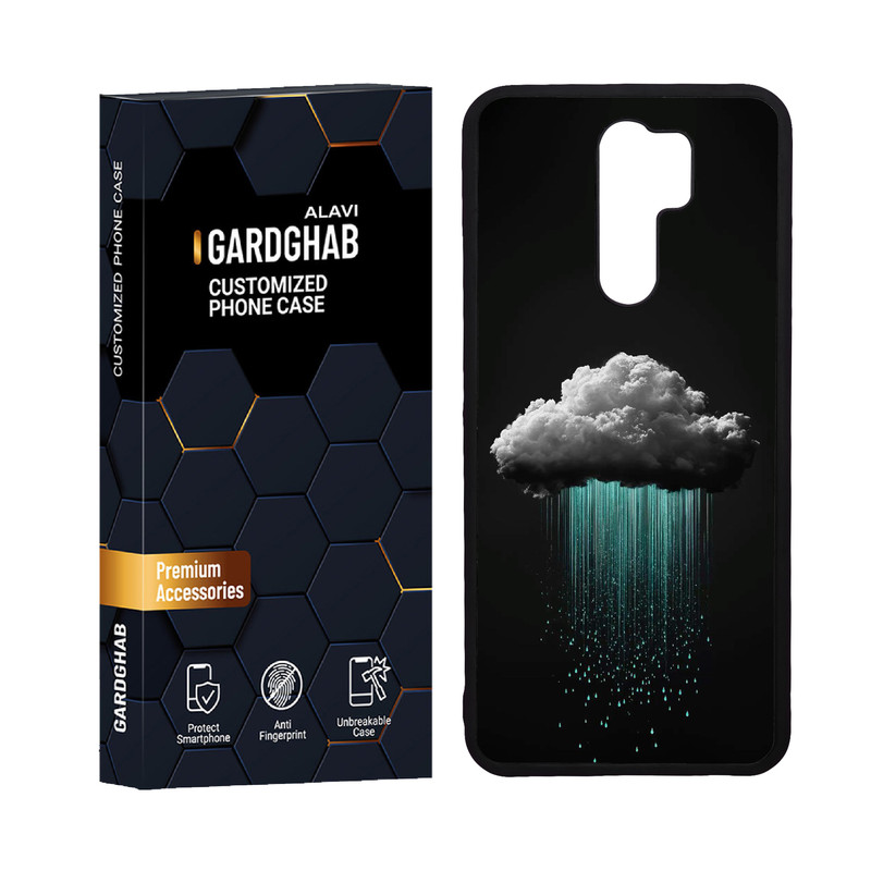 کاور گارد قاب علوی مدل دورژله ای هنری مناسب برای گوشی موبایل شیائومی Redmi 9 / Redmi 9 Prime