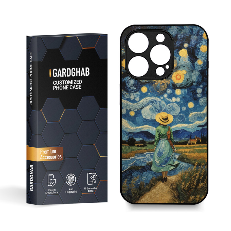 کاور گارد قاب مدل هنری مناسب برای گوشی موبایل اپل iPhone 15 Pro