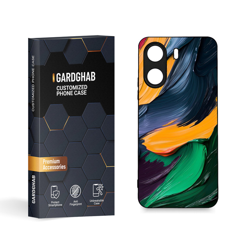 کاور گارد قاب مدل دورژله ای ساده مناسب برای گوشی موبایل شیائومی Poco C65 / Redmi 13c
