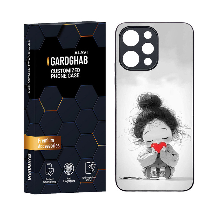 کاور گارد قاب علوی مدل دورژله ای فانتزی مناسب برای گوشی موبایل شیائومی Redmi 12 4G / 12 5G