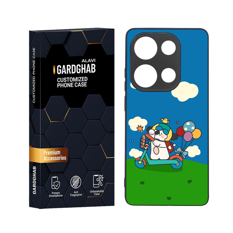 کاور گارد قاب علوی مدل دور ژله ای مناسب برای گوشی موبایل شیائومی Poco M6 Pro 4G