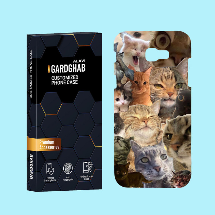 کاور گارد قاب علوی مدل حیوانات مناسب برای گوشی موبایل سامسونگ Galaxy A7 2017 / A720