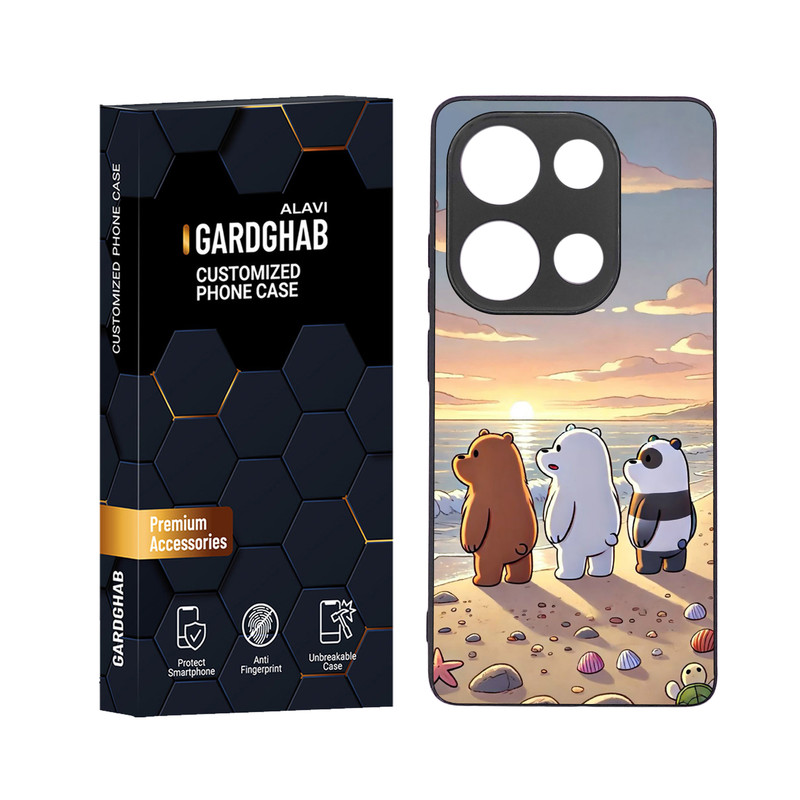 کاور گارد قاب علوی مدل دور ژله ای مناسب برای گوشی موبایل شیائومی Poco M6 Pro 4G