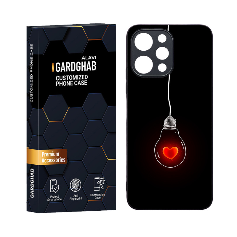 کاور گارد قاب علوی مدل دورژله ای عاشقانه مناسب برای گوشی موبایل شیائومی Poco M6 pro 5G