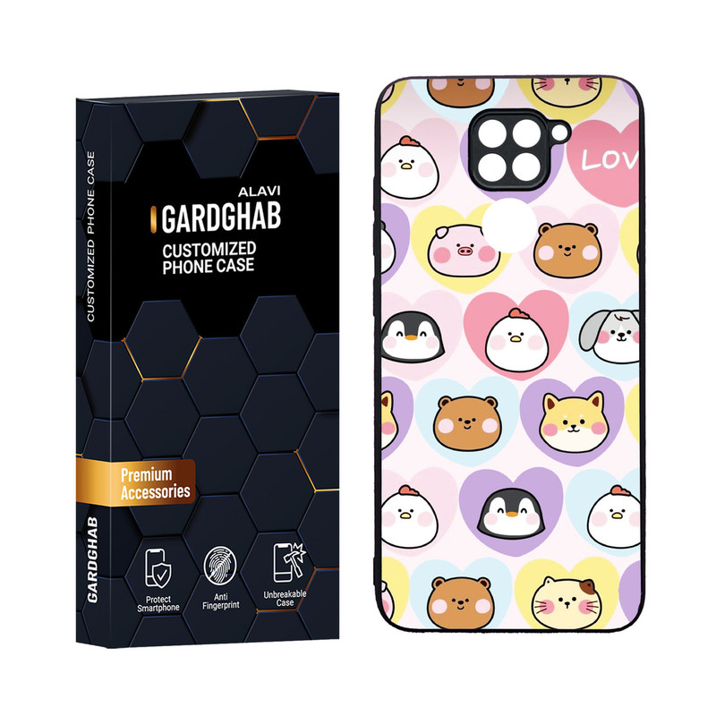 کاور گارد قاب مدل دورژله ای فانتزی مناسب برای گوشی موبایل شیائومی Redmi Note 9